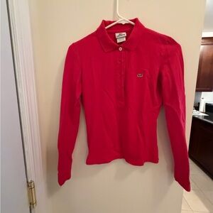 Lacoste Vibrant Red Polo Shirt